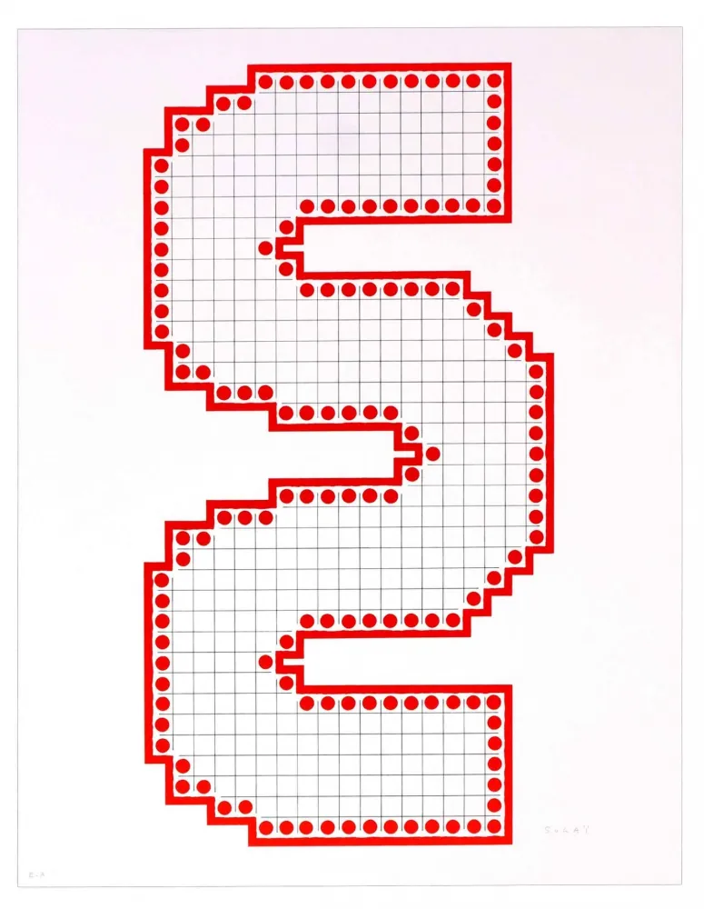 Litografía Sugai - Sans titre