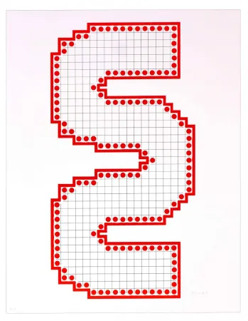 Litografía Sugai - Sans titre