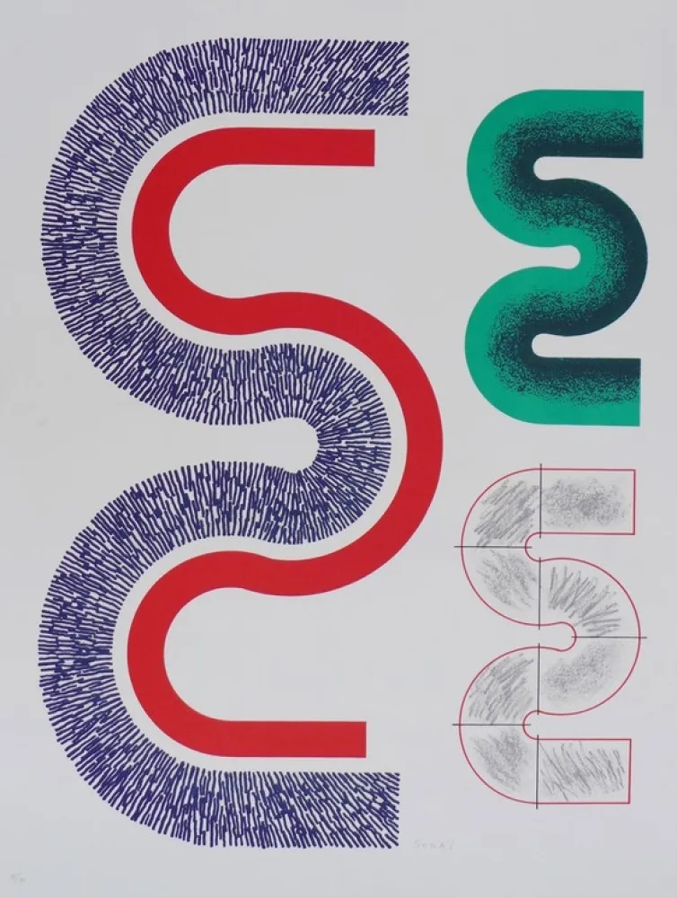 Litografía Sugai - Trois S