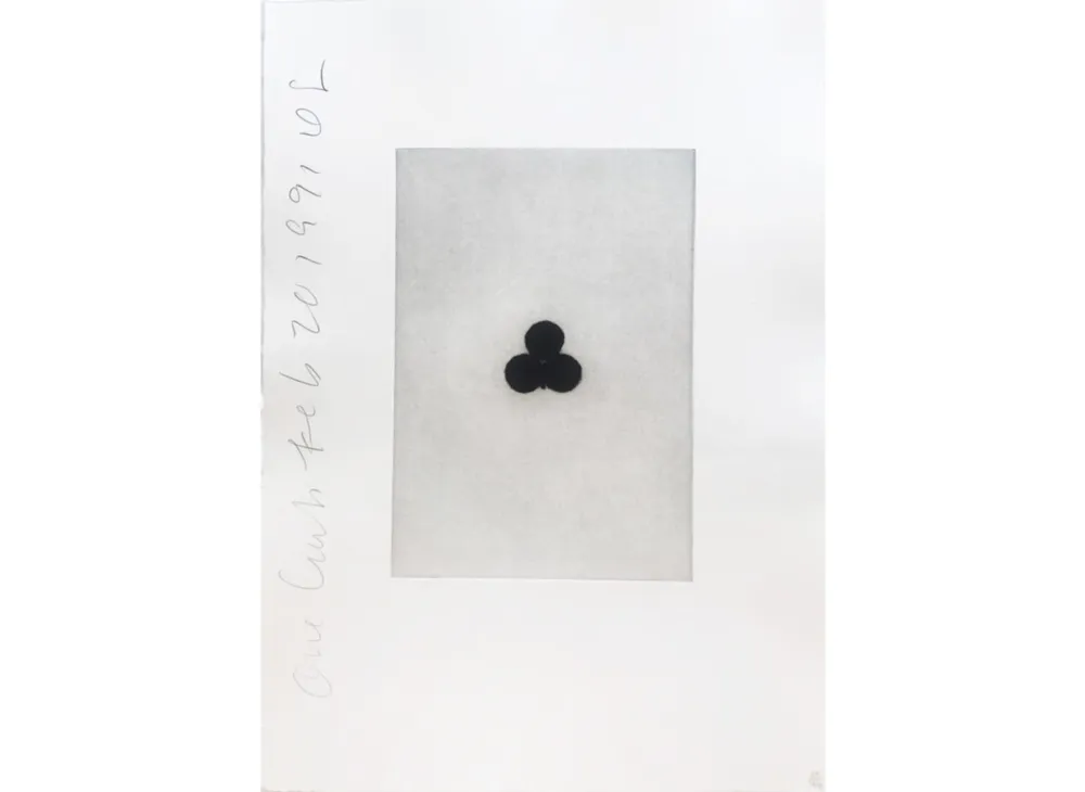 Aguatinta Sultan - Playing Cards (Ace of Clubs)