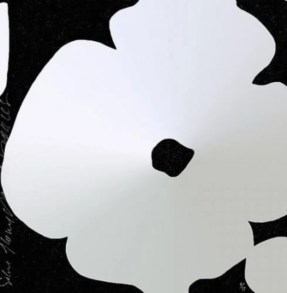 Serigrafía Sultan - Silver Flowers