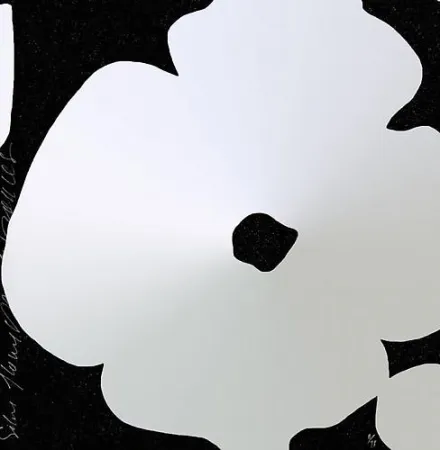 Serigrafía Sultan - Silver Flowers