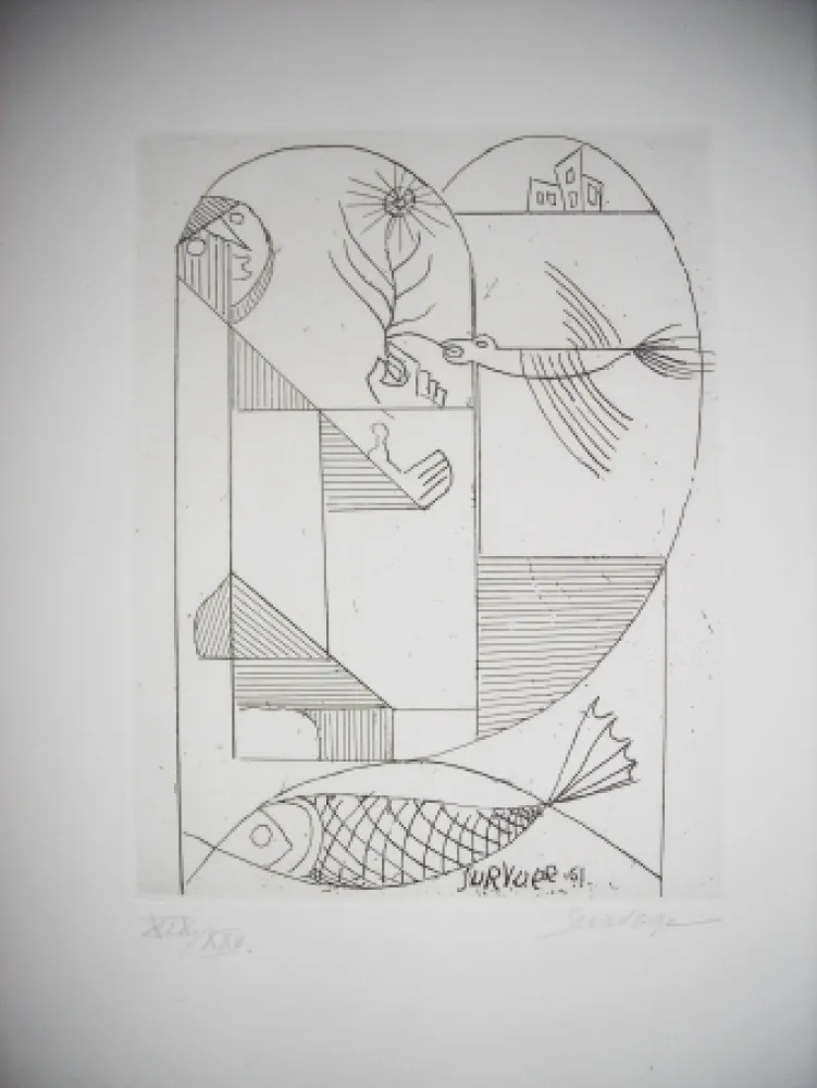 Aguafuerte Survage - The international avant garde 4