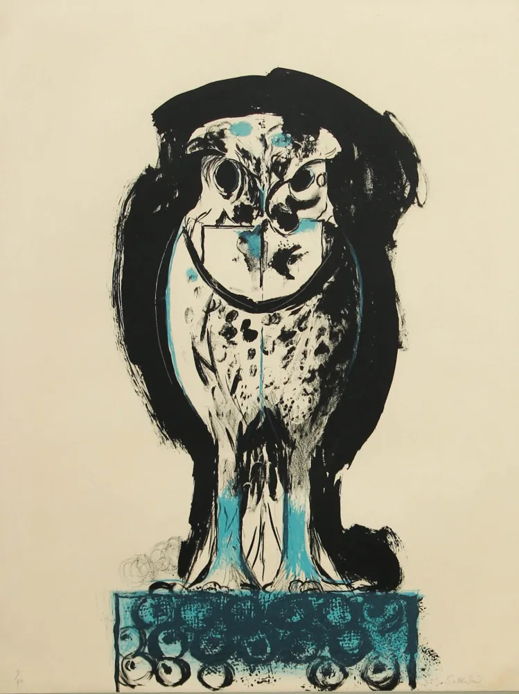 Litografía Sutherland - FORMA DE AVE