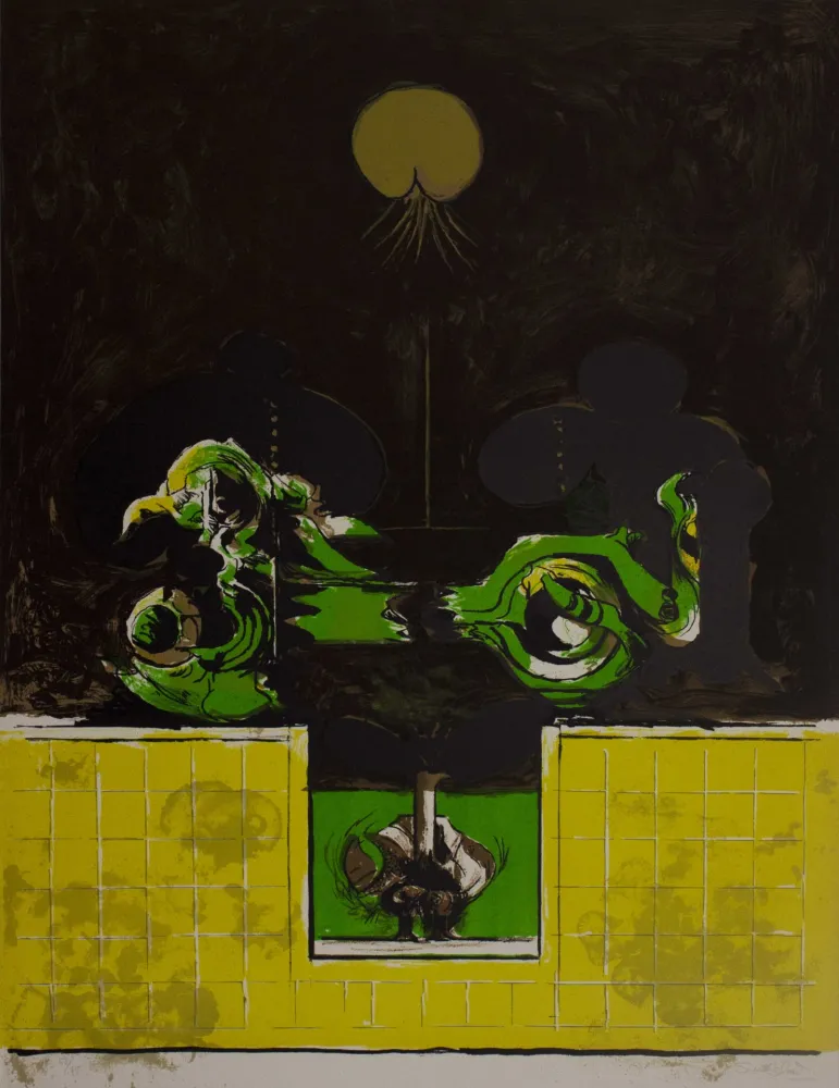 Litografía Sutherland - La brèche