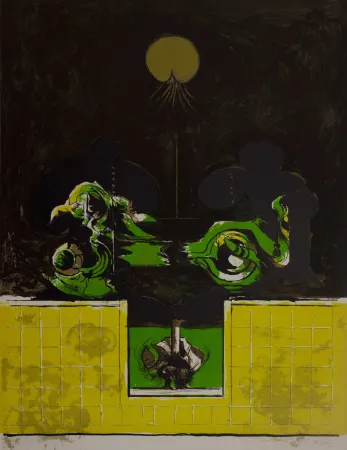 Litografía Sutherland - La brèche