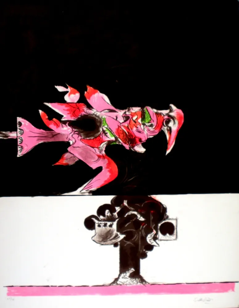 Litografía Sutherland - Oiseau de feu II