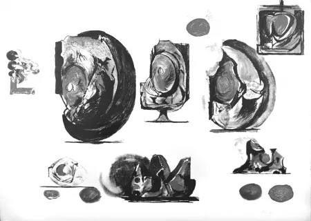 Litografía Sutherland - Planches d'études