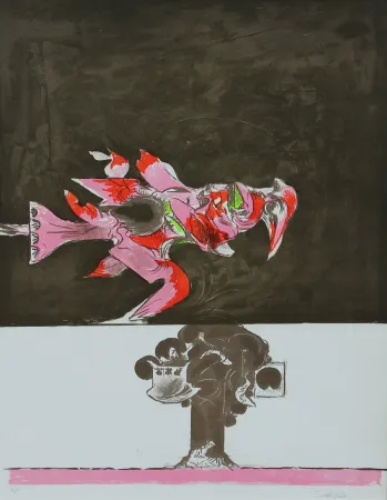 Litografía Sutherland - SENZA TITOLO