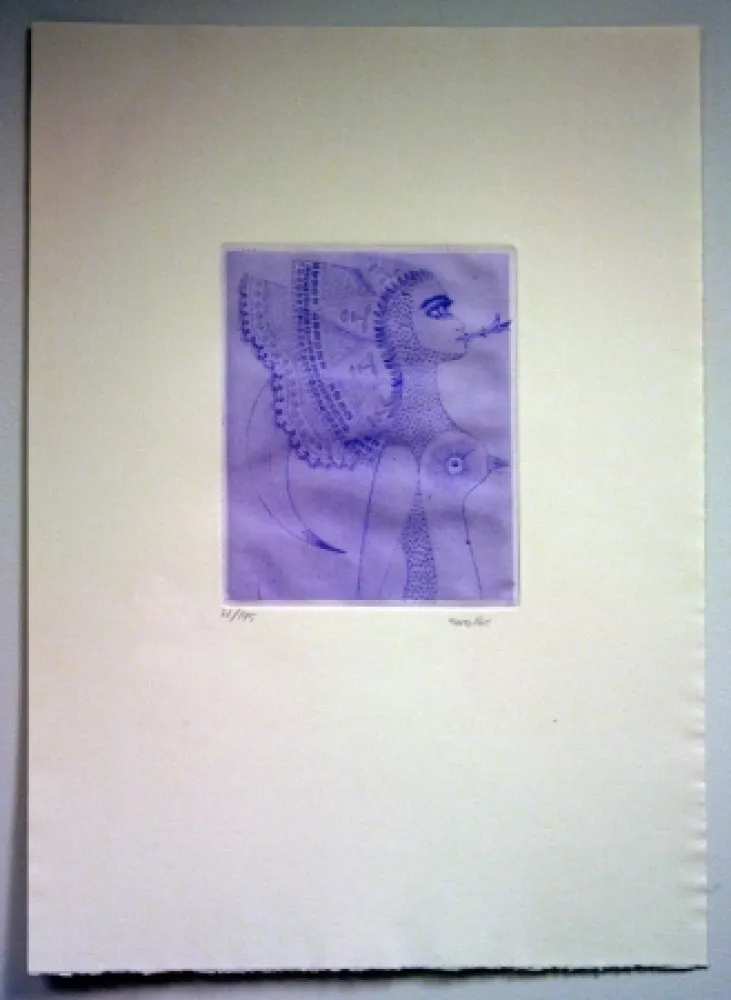 Grabado Svanberg - Dromkvinnans kyss