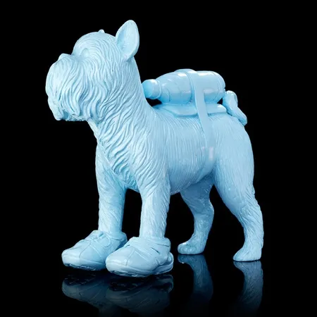 Múltiple Sweetlove - Cloned blue Griffon Bruxellois with pet bottle