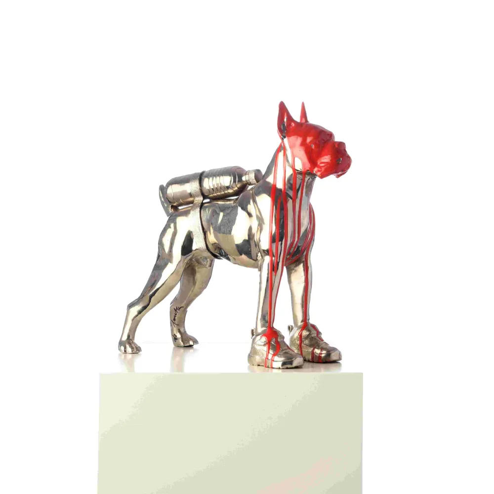 Múltiple Sweetlove - Cloned Bulldog with petbottle & shoes (red head)