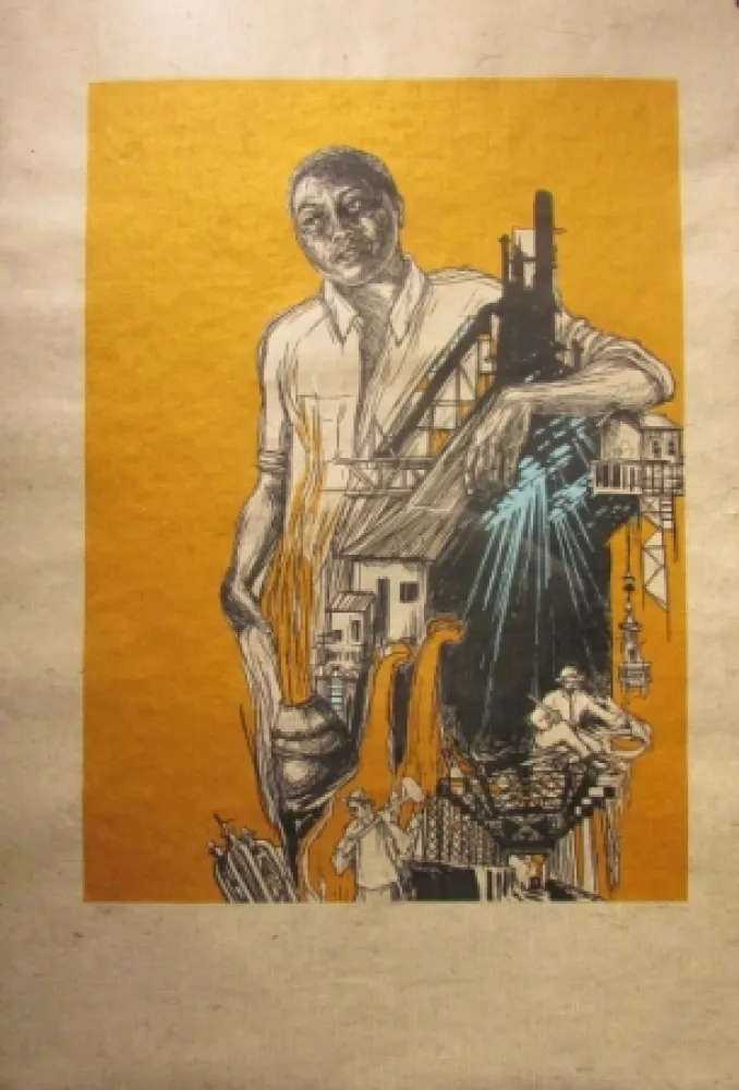 Serigrafía Swoon - Braddock Steel