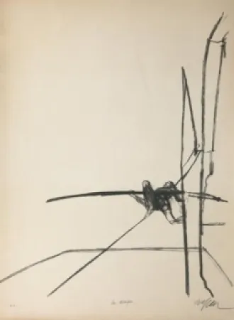 Litografía Szafran - Funambule