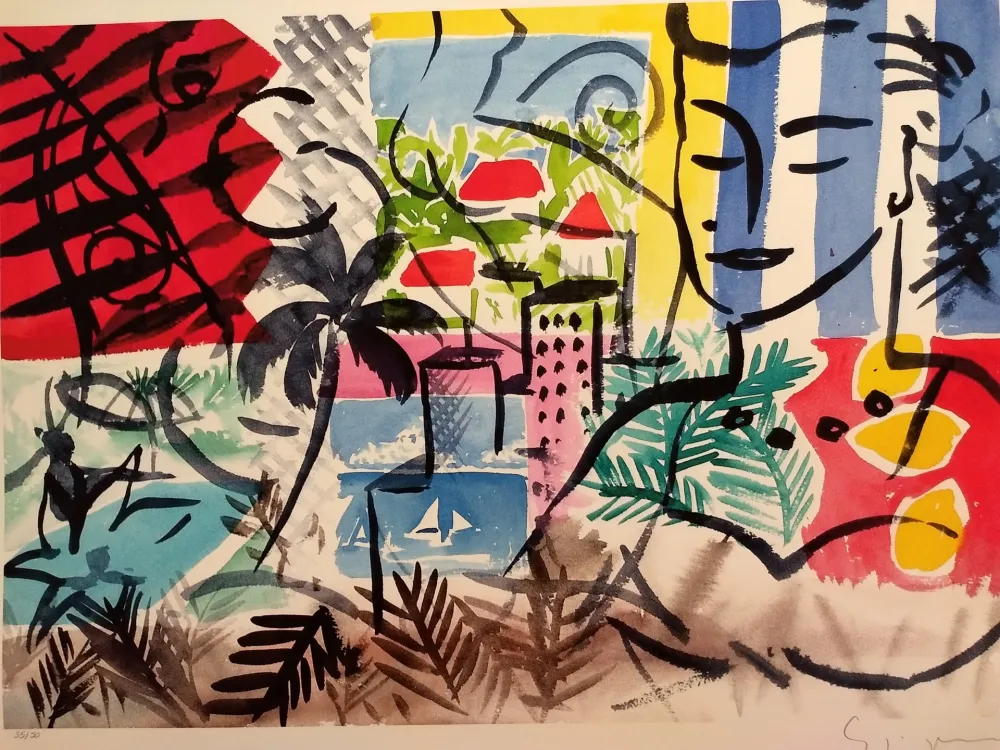 Litografía Szczesny - Sz