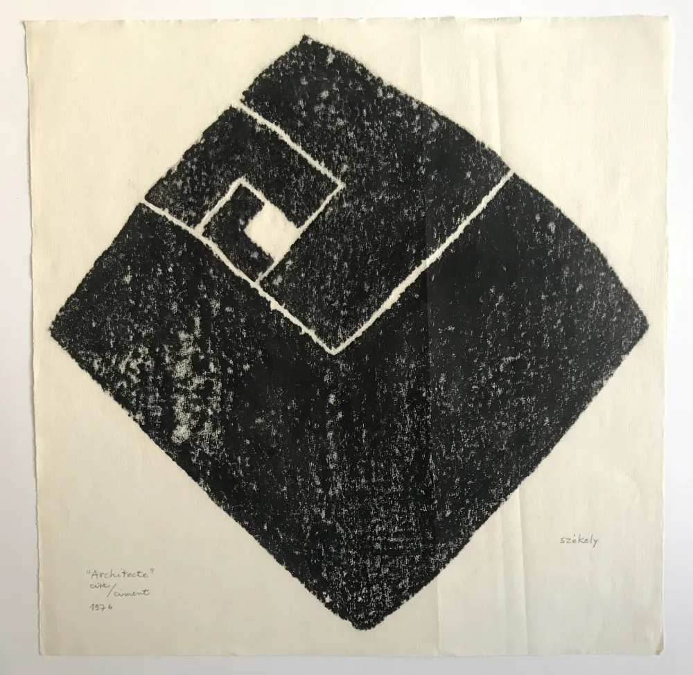 Grabado Székely - Architecte