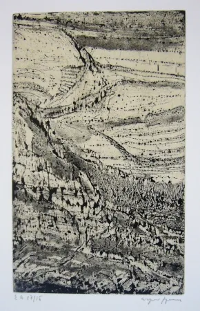 Grabado Szenes -  Le monde de l'art n'est pas le monde du pardon