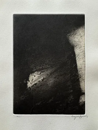 Aguafuerte Szenes - Sans titre, 1976