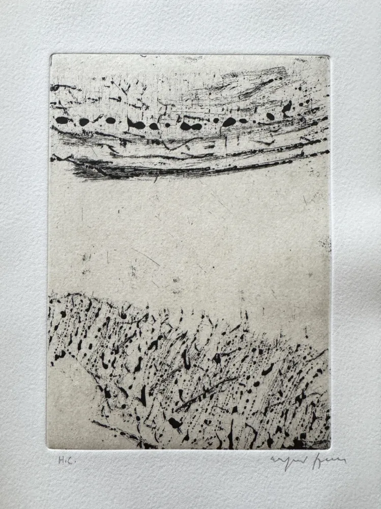 Aguafuerte Szenes - Sans titre, 1976