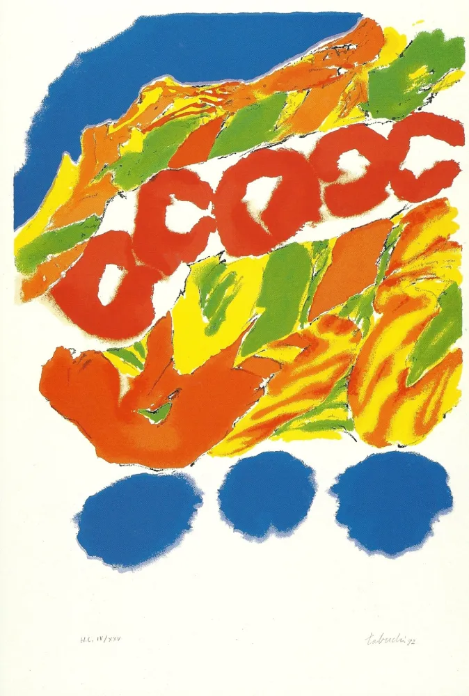 Litografía Tabuchi - JO BARCELONE 1992