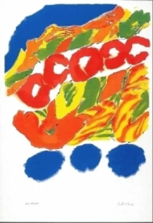 Litografía Tabuchi - Sans titre