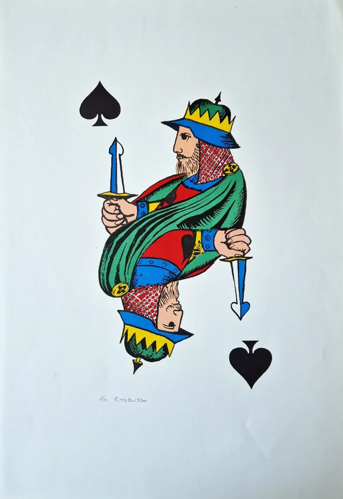 Litografía Tabusso - Re di picche