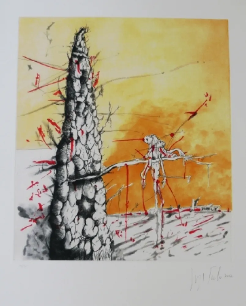 Aguafuerte Y Aguatinta Tacla - Cuarto para dos