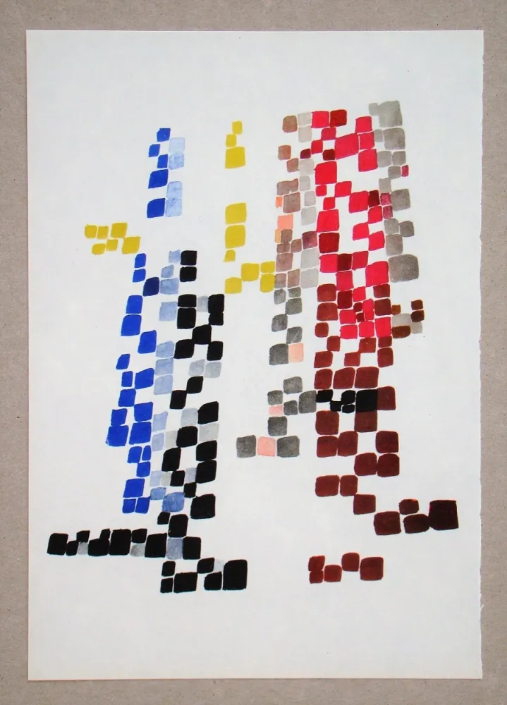 Heliograbado Taeuber-Arp - Taches quadrangulaires, 1920