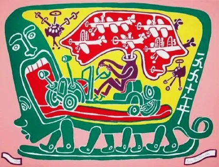 Litografía Taillandier - Land 1