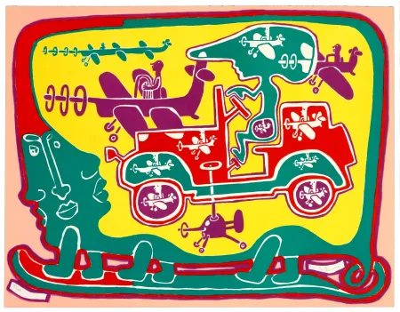 Litografía Taillandier - Sans tire