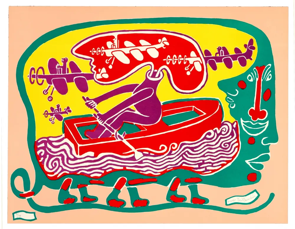 Litografía Taillandier - Sans tire