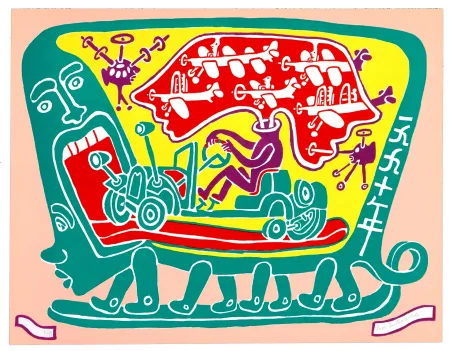 Litografía Taillandier - Sans titre