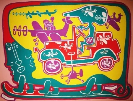 Litografía Taillandier - Taillandier land