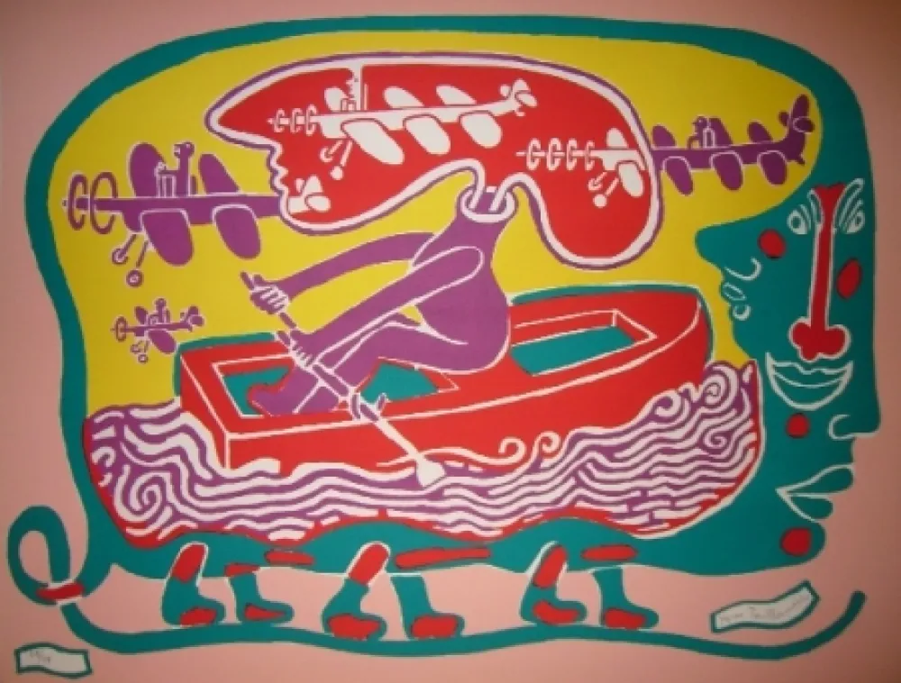 Litografía Taillandier - Taillandier land