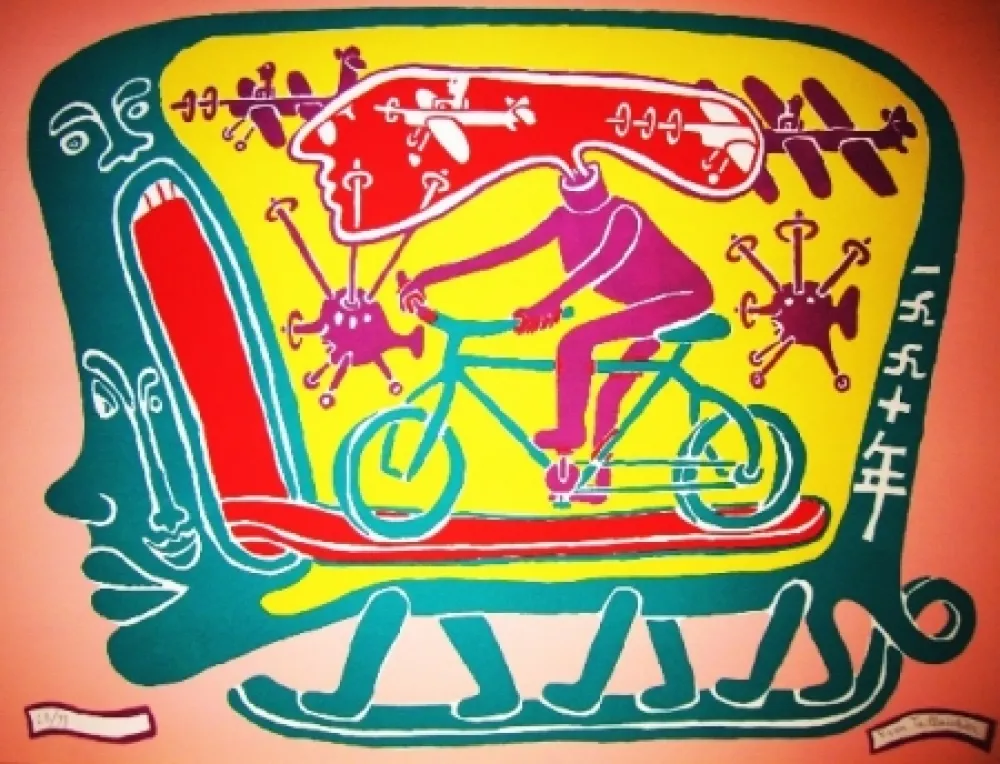 Litografía Taillandier - Taillandier land