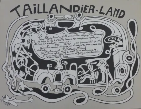 Litografía Taillandier - Taillendier Land
