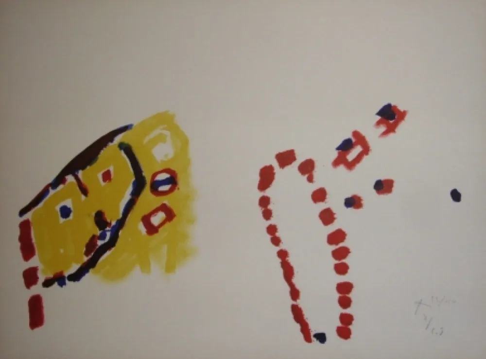 Litografía Tal Coat - En grimpant