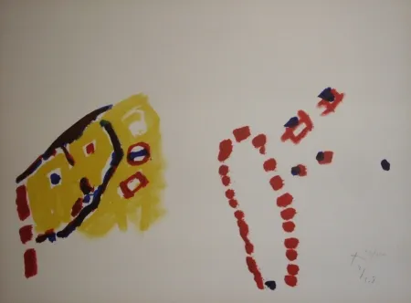 Litografía Tal Coat - En grimpant