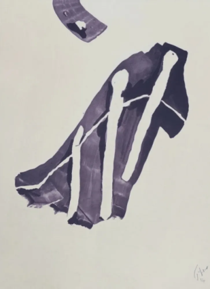 Litografía Tal Coat - PENCHE