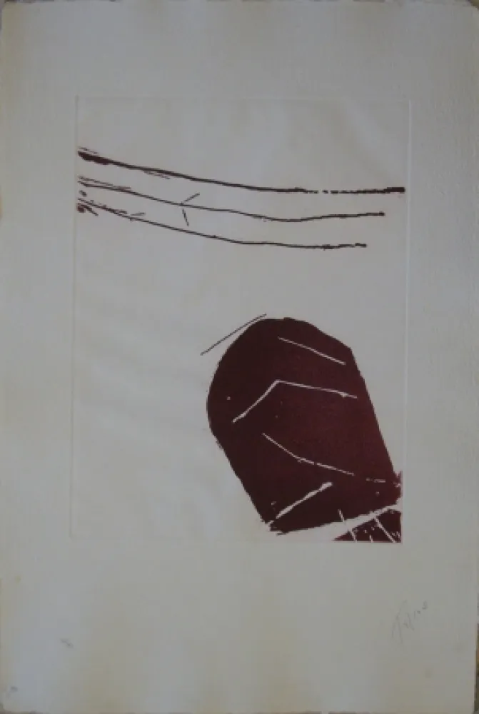 Aguafuerte Y Aguatinta Tal Coat - Planche de l'almanach