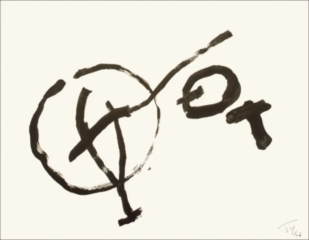 Litografía Tal Coat - Solitude dans la plaine