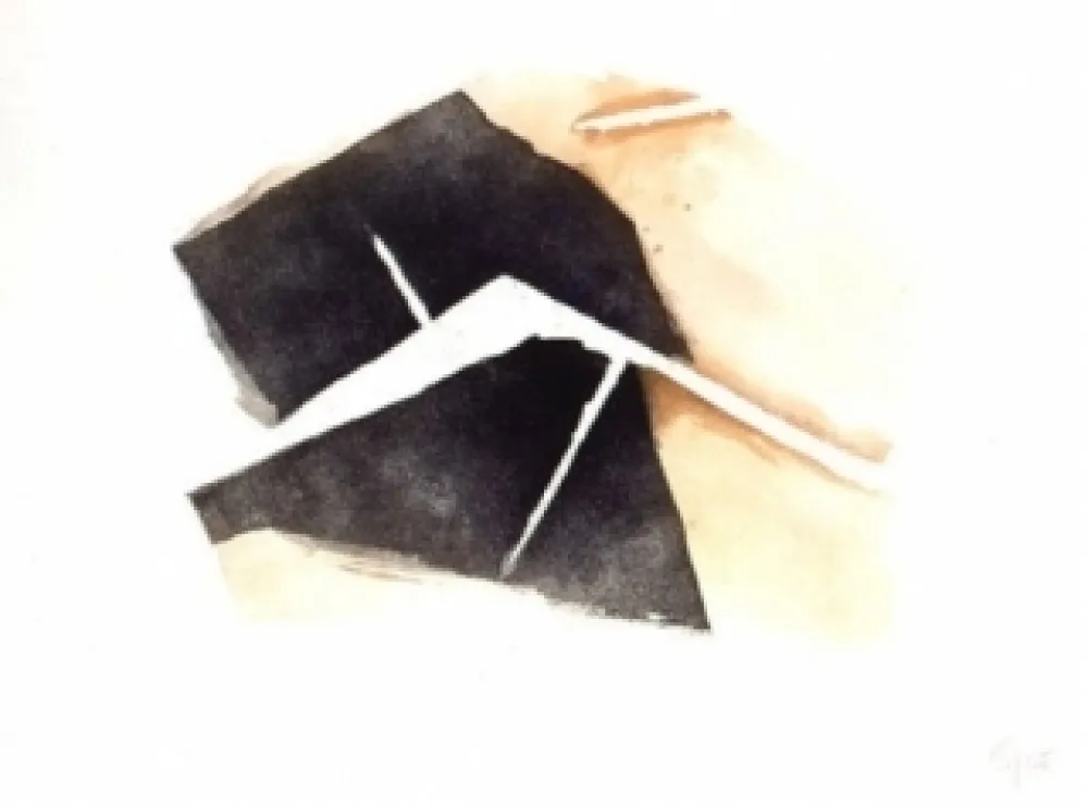 Aguatinta Tal Coat - Terres abreuvées