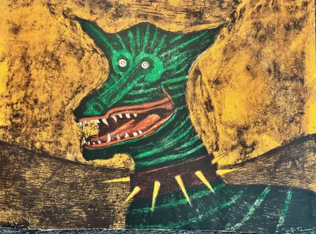 Litografía Tamayo - Chacal