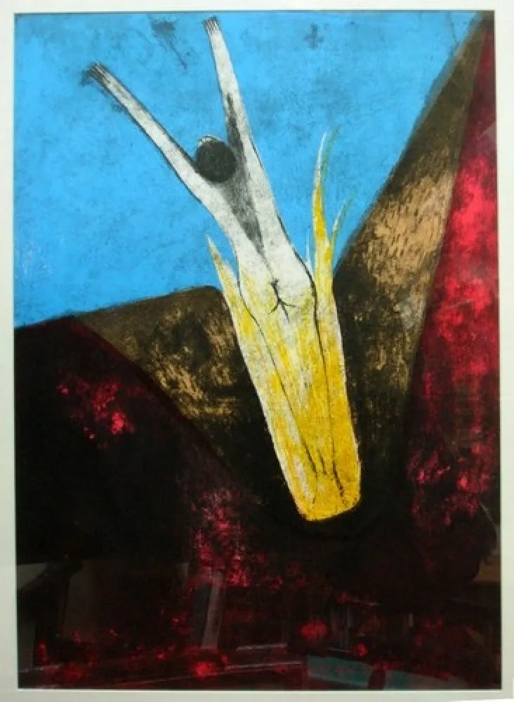 Litografía Tamayo - SENZA TITOLO