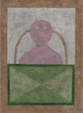 Aguafuerte Y Aguatinta Tamayo - Torso en Rosa