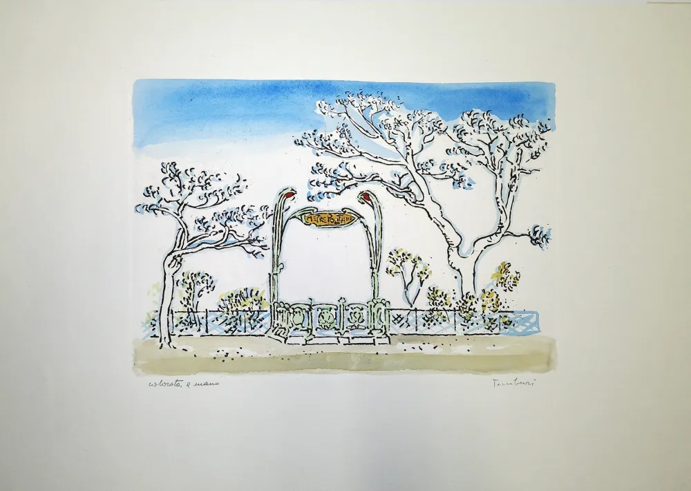 Aguafuerte Tamburi - Metropolitana