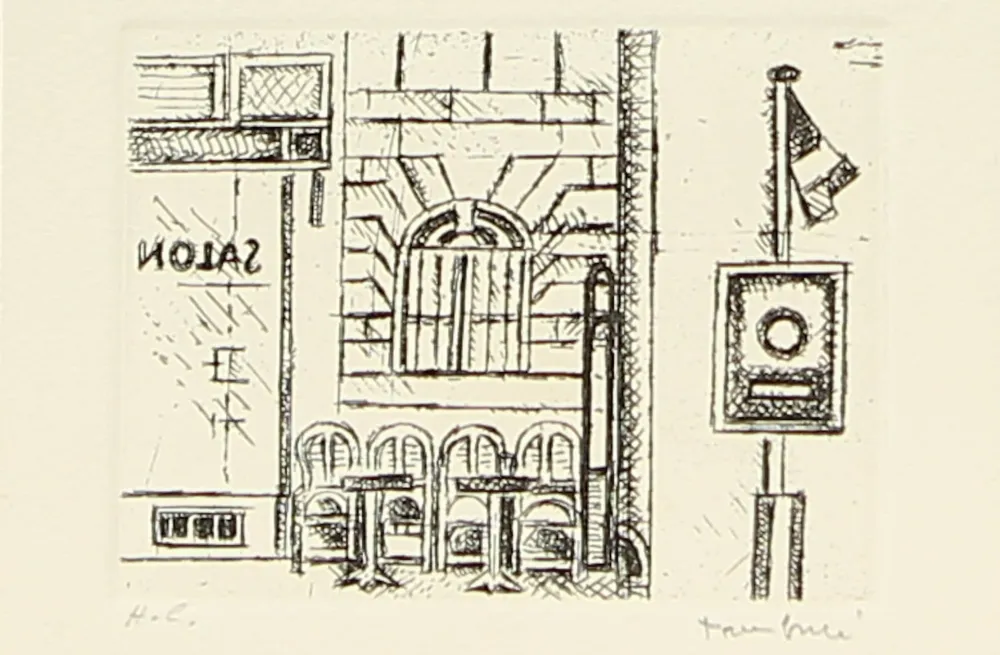 Grabado Tamburi - SENZA TITOLO