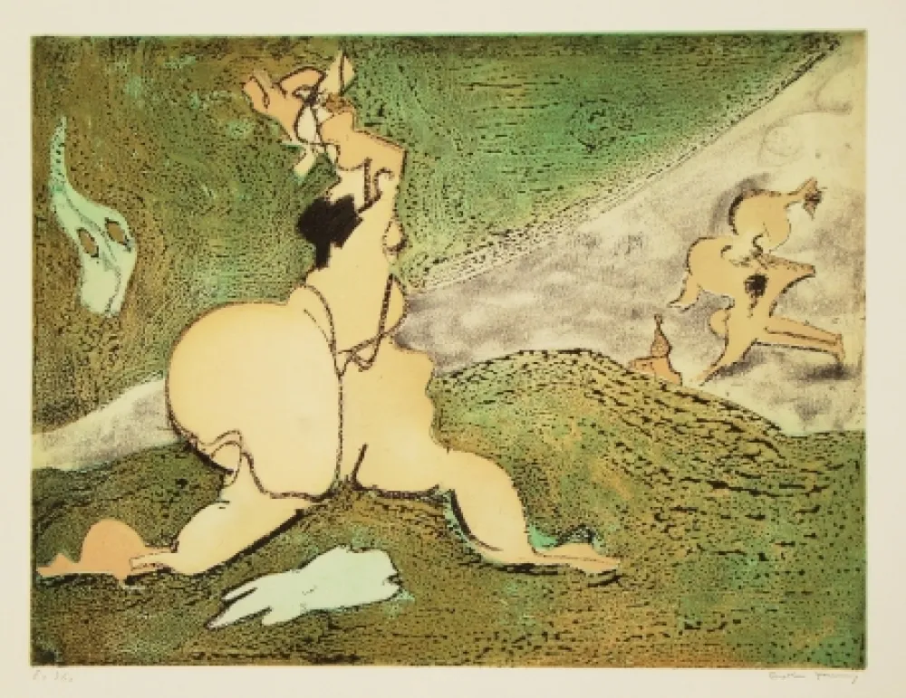 Aguafuerte Y Aguatinta Tanning - Bonjour