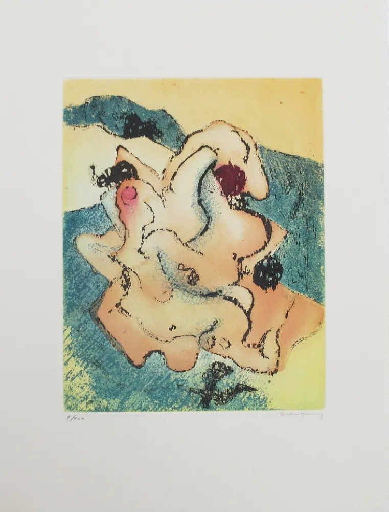 Aguafuerte Y Aguatinta Tanning - C'est au soleil