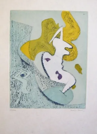 Aguafuerte Y Aguatinta Tanning - Composition 2